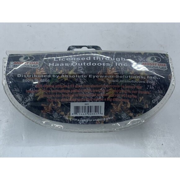 NEW Mossy Oak Break-Up Oxbow Polarized Sunglasses Camo  W/case - Picture 2 of 10